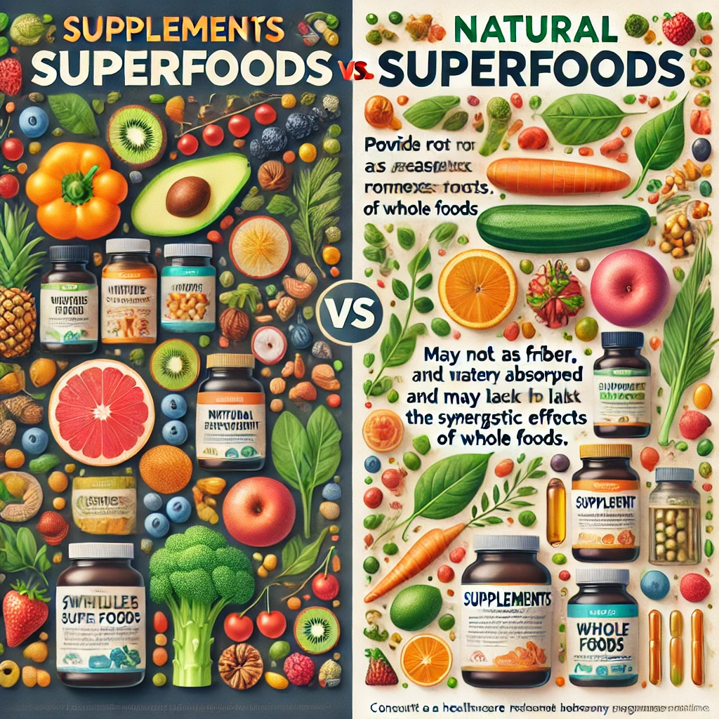 Top 10 Superfoods for Weight Loss and an Amazing Healthy Lifestyle 4 Supplements vs Natural Superfoods