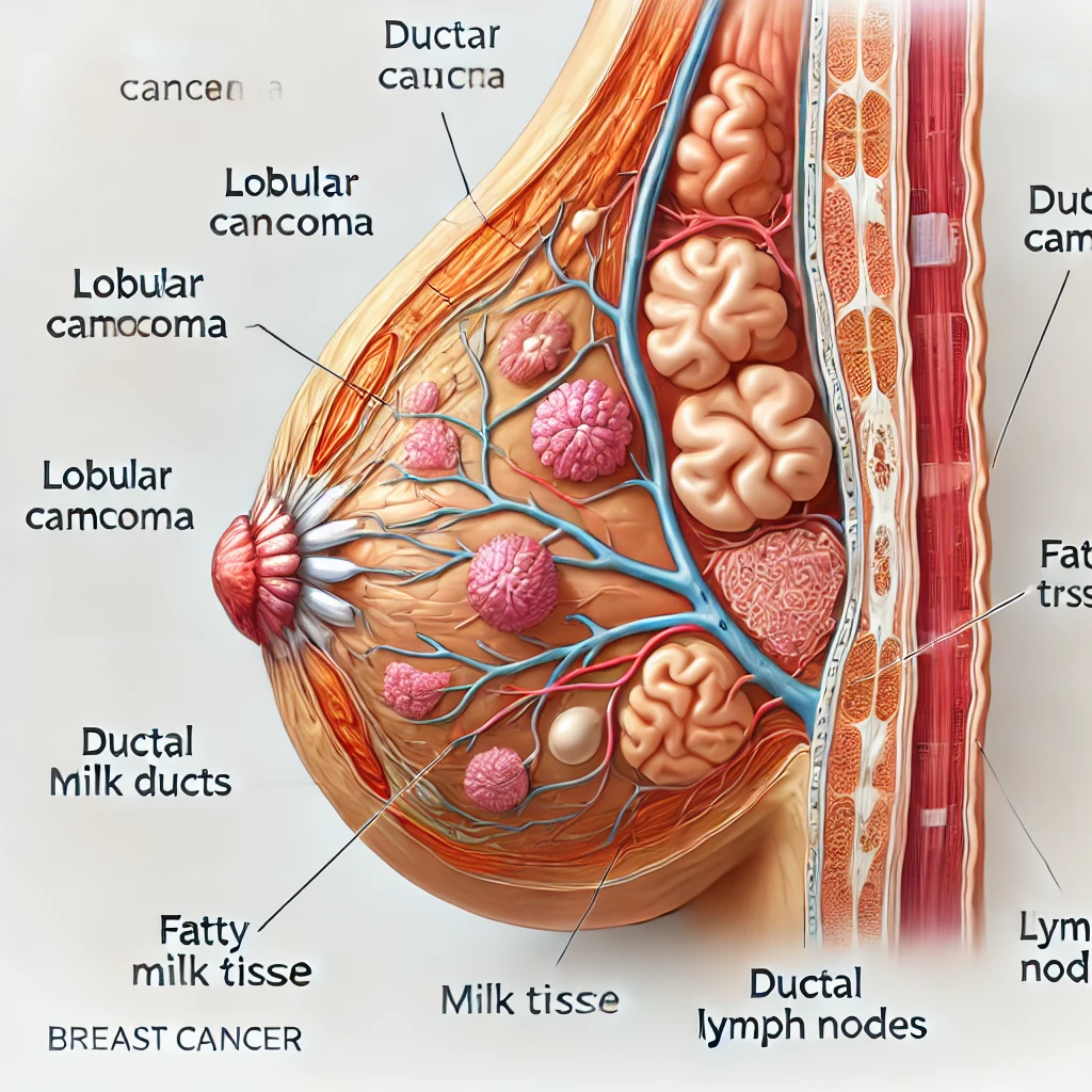 Symptoms of Breast Cancer: How to Stay Safe and Protect Yourself 3 a detail image of breast's inner to understand breast cancer