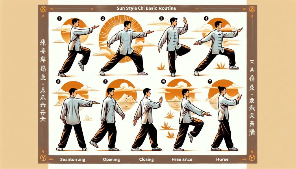 Tai Chi for Beginners at Home: Enhance Your Balance and Strength in Just 10 Minutes a Day 5 Basic Routine of Sun Style 1