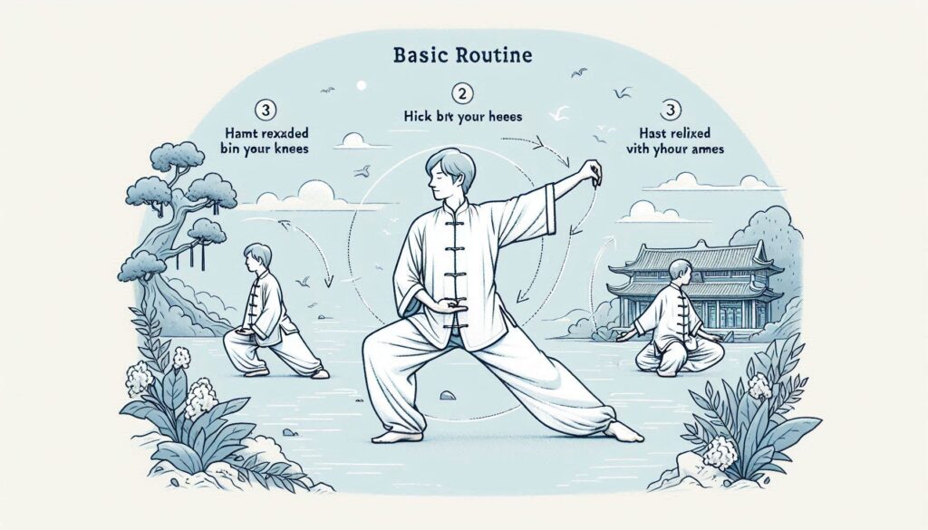 a man doing hao style tai chi